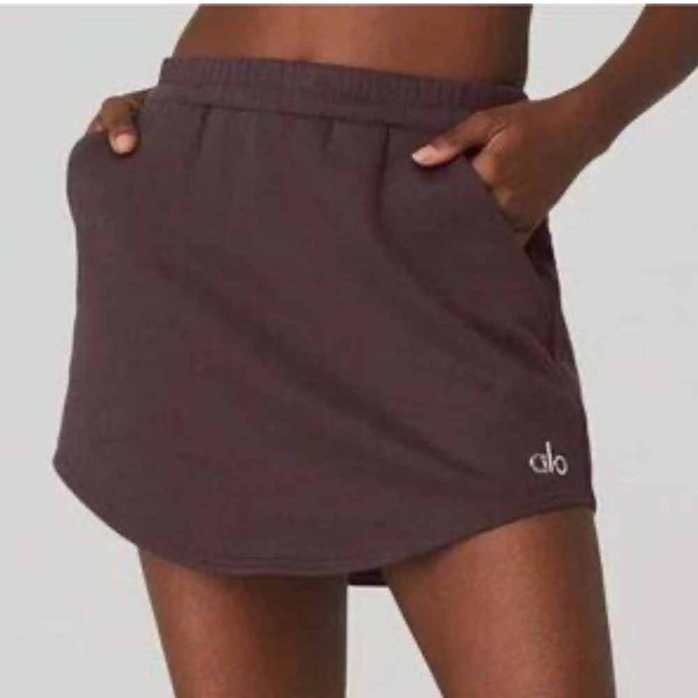 ALO Yoga Dark Brown Skort